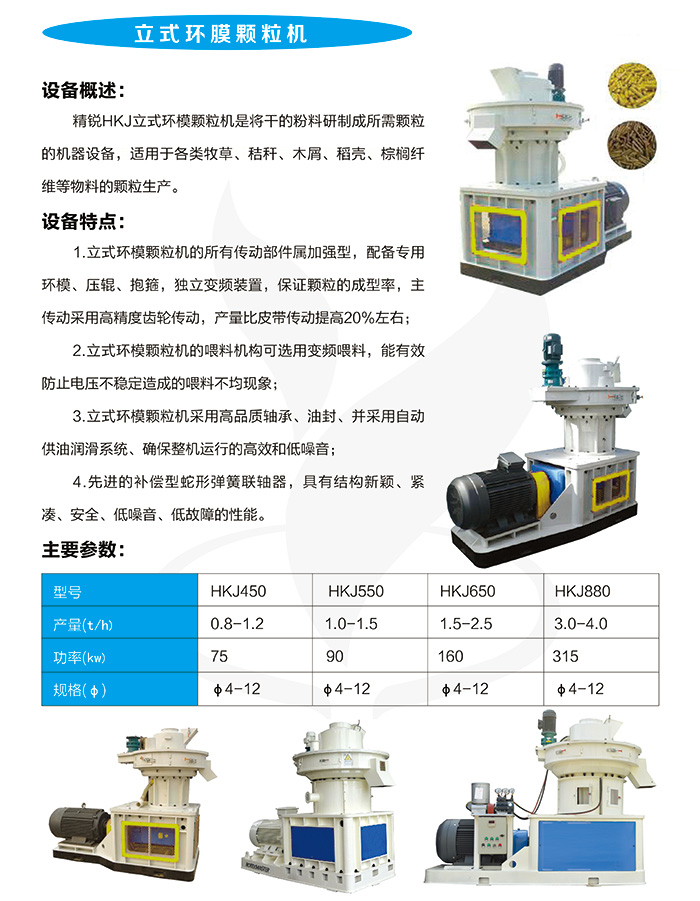 立式環(huán)膜顆粒機